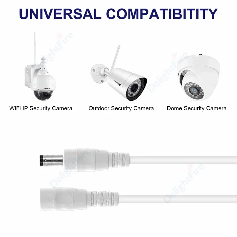 รูปสินค้า สายไฟ DC 5.5/2.1 มม. สำหรับโซลาร์เซลล์และอุปกรณ์ไฟฟ้า