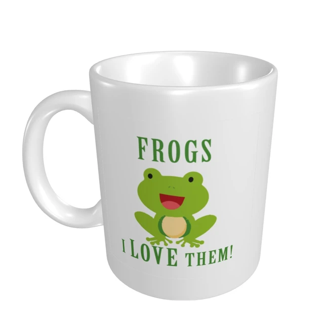 Frogs I Love Them! Frog Mug Coffee Mugs Tea Cups - AliExpress
