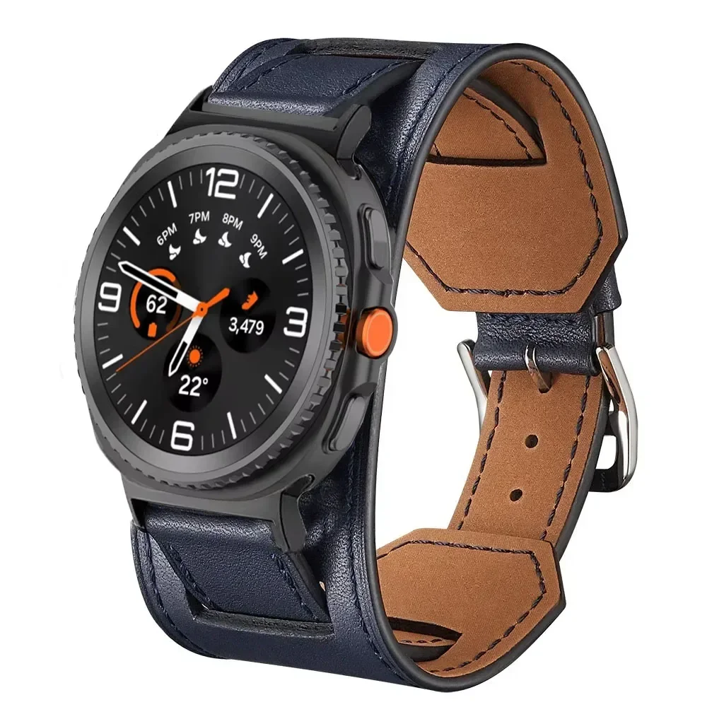 Premium Leather Band - Comfortable Bracelet for Smartwatches