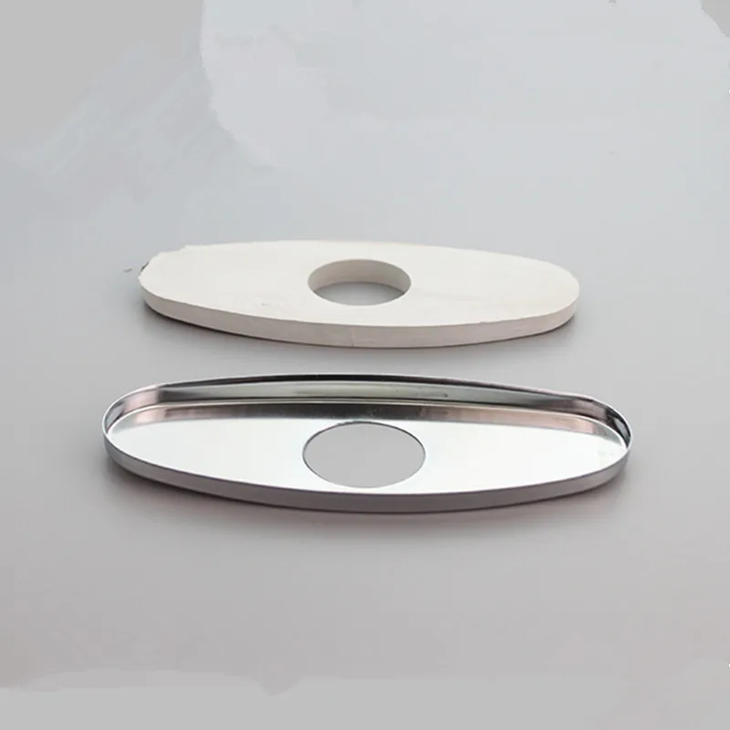 1PC 3/4' 1'Basin Faucet Decorative Cover Stainless Steel Faucet Base Decorative Panel Accessories