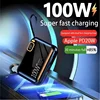 30000mah Portable Power Bank Pd100w Detachable Usb To Type C Cable Two-way Fast Charger Mini Powerbank For Iphone Xiaomi Samsung 1