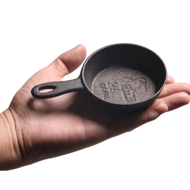 6 Inch 16cm Portable Small Mini Round Frying Pan Cast Iron Skillet