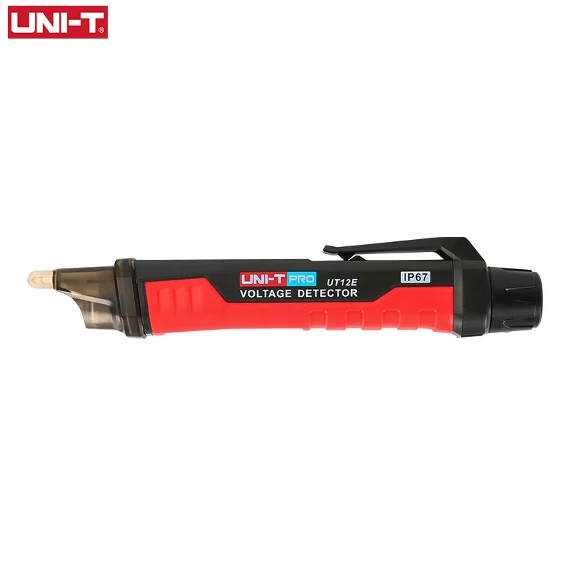 UNI-T 소켓 벽 AC 전압 감지기 표시기, 비접촉 전압 전류 전기 센서 테스트 펜, 24V-1000V UT12E UT12M