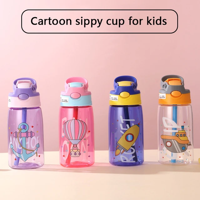480ML Kids Water Bottle with Straw for School Leakproof Creative Toddler  Water Bottles Tour Portable Water Bottle for Children - AliExpress
