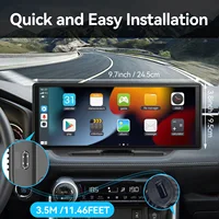 Universal Portable Wireless Carplay Screen for Car with Android Auto Touchscreen Car Stereo System - Image 4