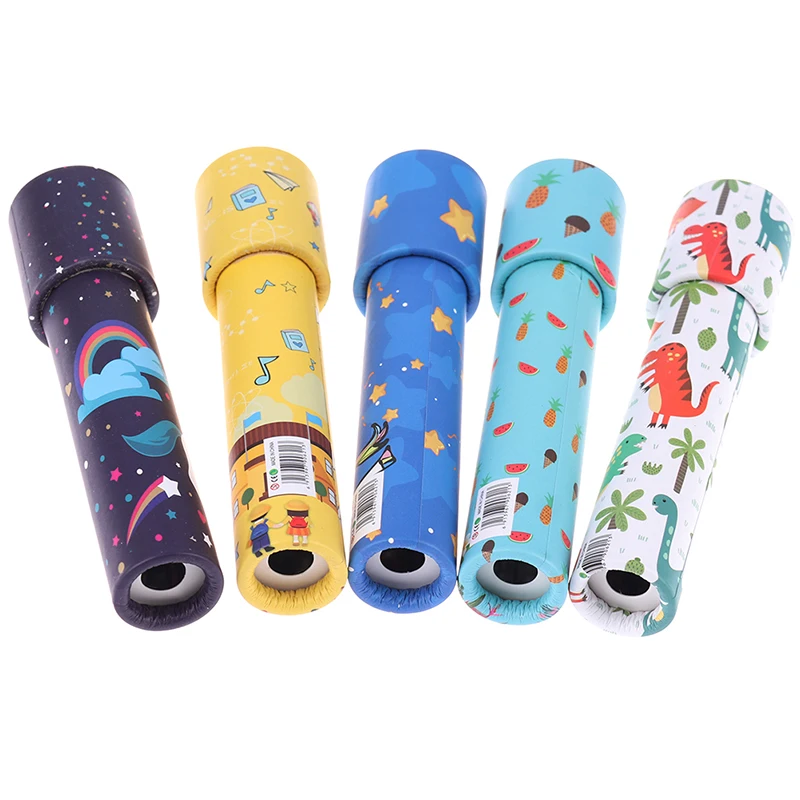 DIY Interactive Logical Rotating Kaleidoscope Magic Classic Educational Toys for Kids Imaginative Cartoon Children Nursery toys