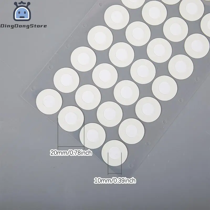 Mushroom Cultivation Lids 32Pcs/Sheet Synthetic Sterile Mesh Filter Paper Stickers 20mm Hydrophobic Breathable Membrane for Mushroom Cultivation Wide Mout