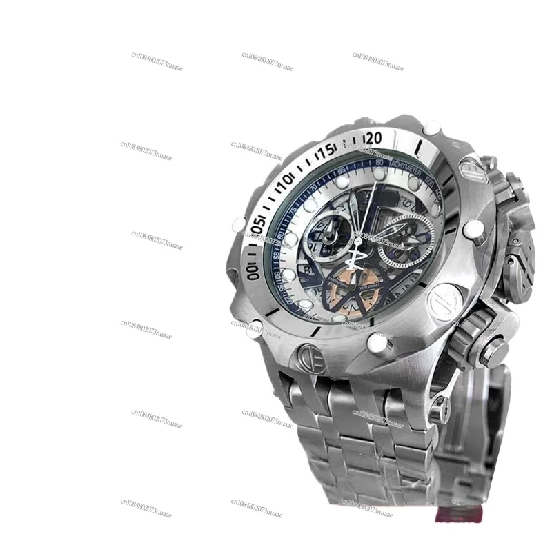 

Hollow steel large dial fully automatic non mechanical sports domineering high-end men's watch