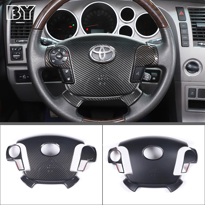 

Кнопка переключателя рулевого колеса для Toyota Tundra 2007-2013, декоративная крышка рамы, отделка, автомобильные аксессуары, наклейка для интерьера