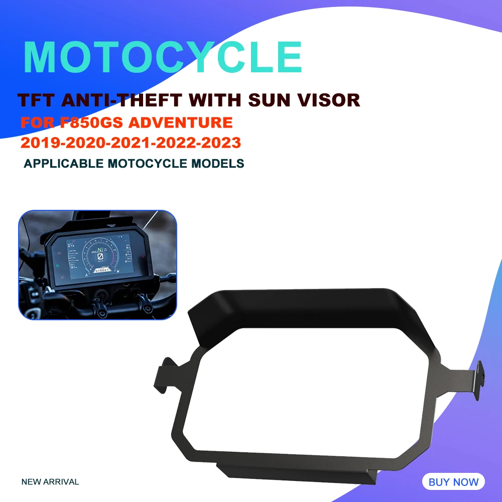 

Moto Meter Frame Cover TFT Theft Protection Screen Protector Instrument Guard For BMW F850GS Adventure F 850 GS ADV 2019-2023