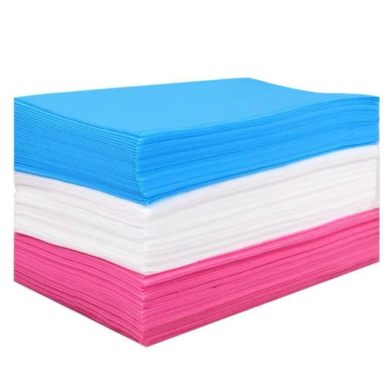 

100 PCS Disposable Non-Woven Bed Sheet 70x170/80x180cm Portable Bed Cover For Beauty Salon SPA Tattoo Massage Table Hotel