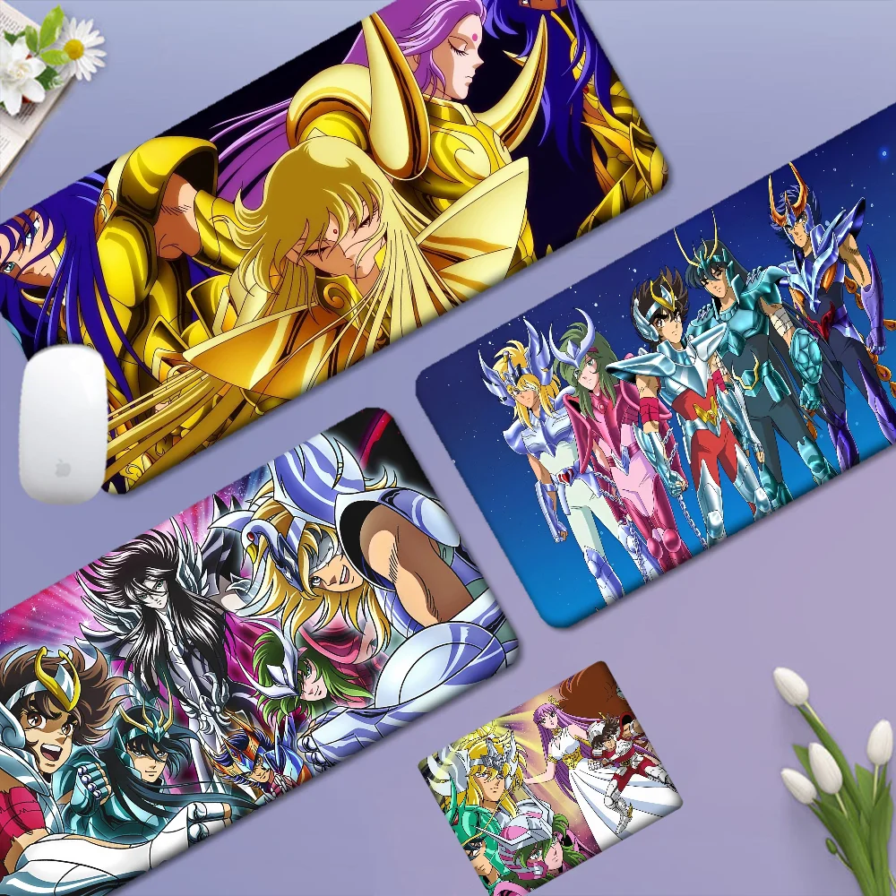 S-Saint Seiya Mousepad Boy Pad Tappetino Per Mouse Da Gioco In Gomma Naturale Dimensioni Per Gaming World Of Tanks Cs Go Zelda