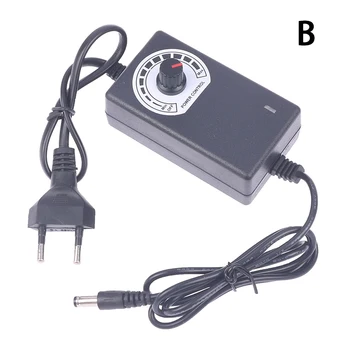 ปรับเปิด/ปิดอะแดปเตอร์ 3 V-12 V 2A แรงดันไฟฟ้า 3V 4.5V 5V 6V 7.5V 8V 9V 10V 12V 2A 24W แหล่งจ่ายไฟ 5.5 มม. 8