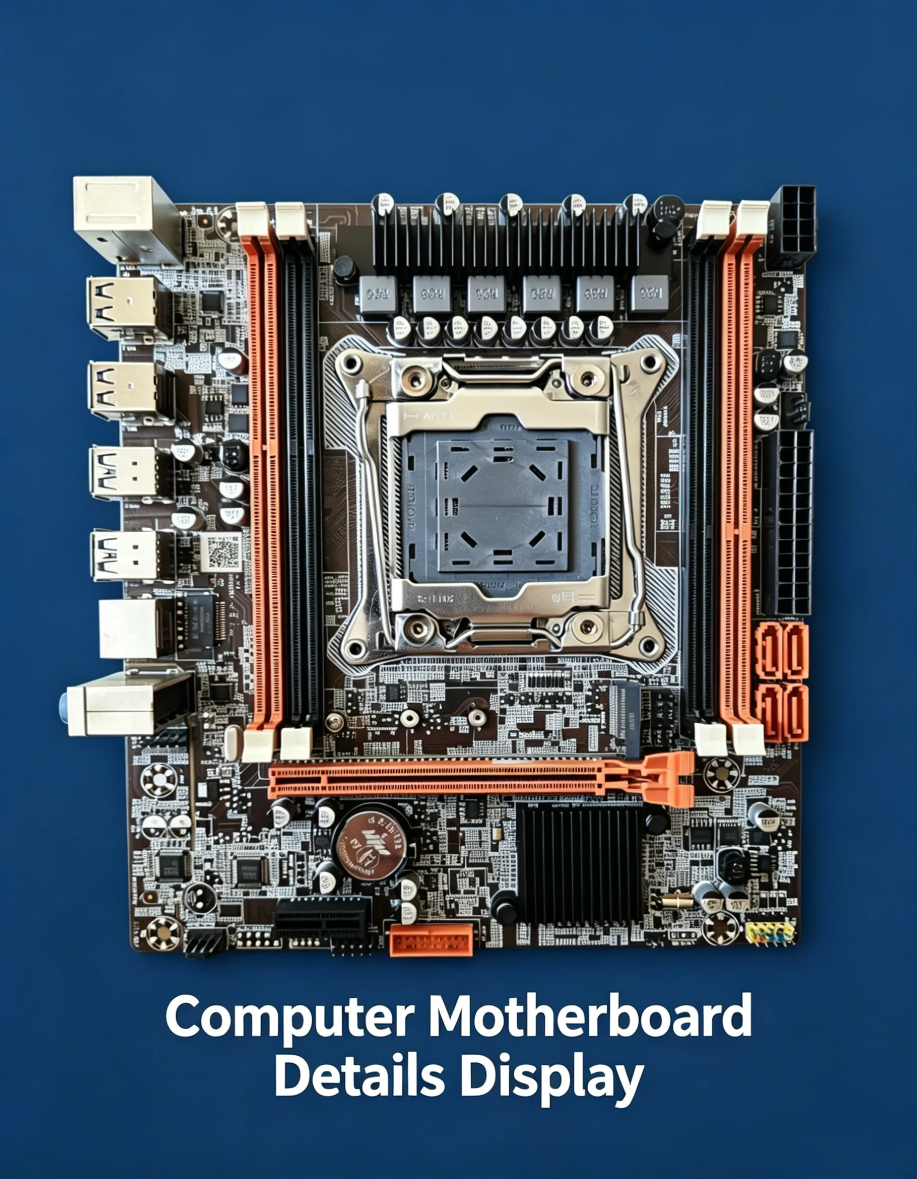 새로운 X99 오리지널 칩셋 X99D4M 4 DDR4 / E5 V3/V4 CPU 지원 데스크탑 멀티태스킹 마더보드