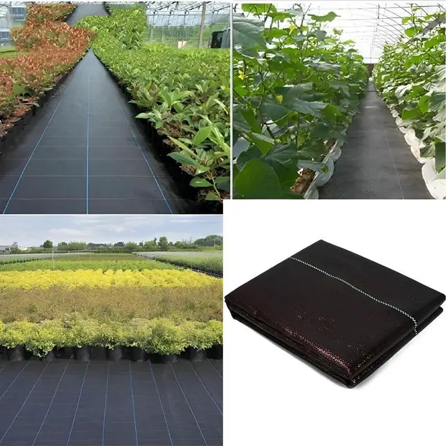 Tájszövet -Szövet Év Gyomnövény Geotextil Szövet Nagy Teherbírású Táj Talajtakaró Vastagabb Gyomirtás Kertészkedés Antigrass - Image 2