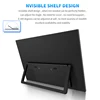HGFRTEE 16inch Touch Portable Monitor 16:10 96%sRGB 350Cd/m² Second Screen For Laptop With Holder Stand Type-C HDMI-Compatible 3