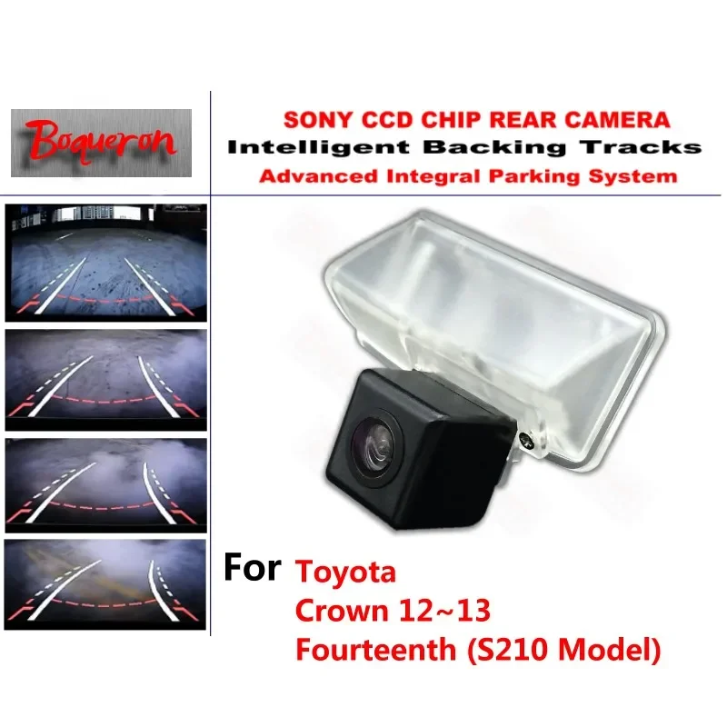 

for Toyota Crown 12~13 Fourteenth (S210 Model) CCD Car Backup Parking Camera Intelligent Tracks Dynamic Guidance Rear ViewCamera
