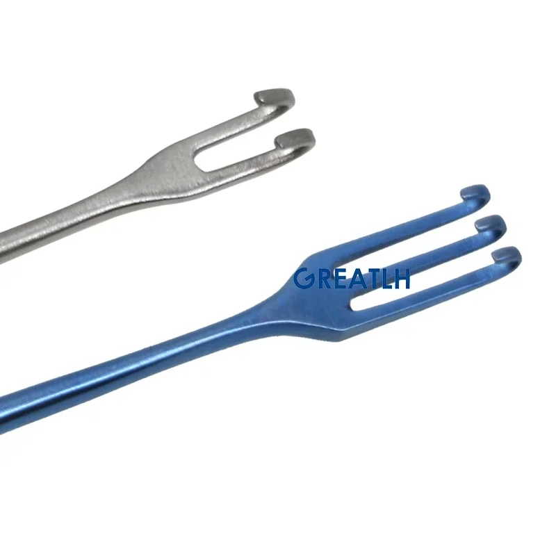 GREATLH Ophthalmic Tool Eyelid Bag Retractor Ophthalmology Pulling Hooks Skin Retractor Plastic Surgery Tool ophthalmic surgical instruments