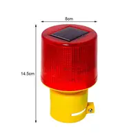 Lumière de secours solaire LED, tour de circulation solaire, grue, voyant d'avertissement, ampoule LED pour chantier de Construction, port, route, lampe Marine 6