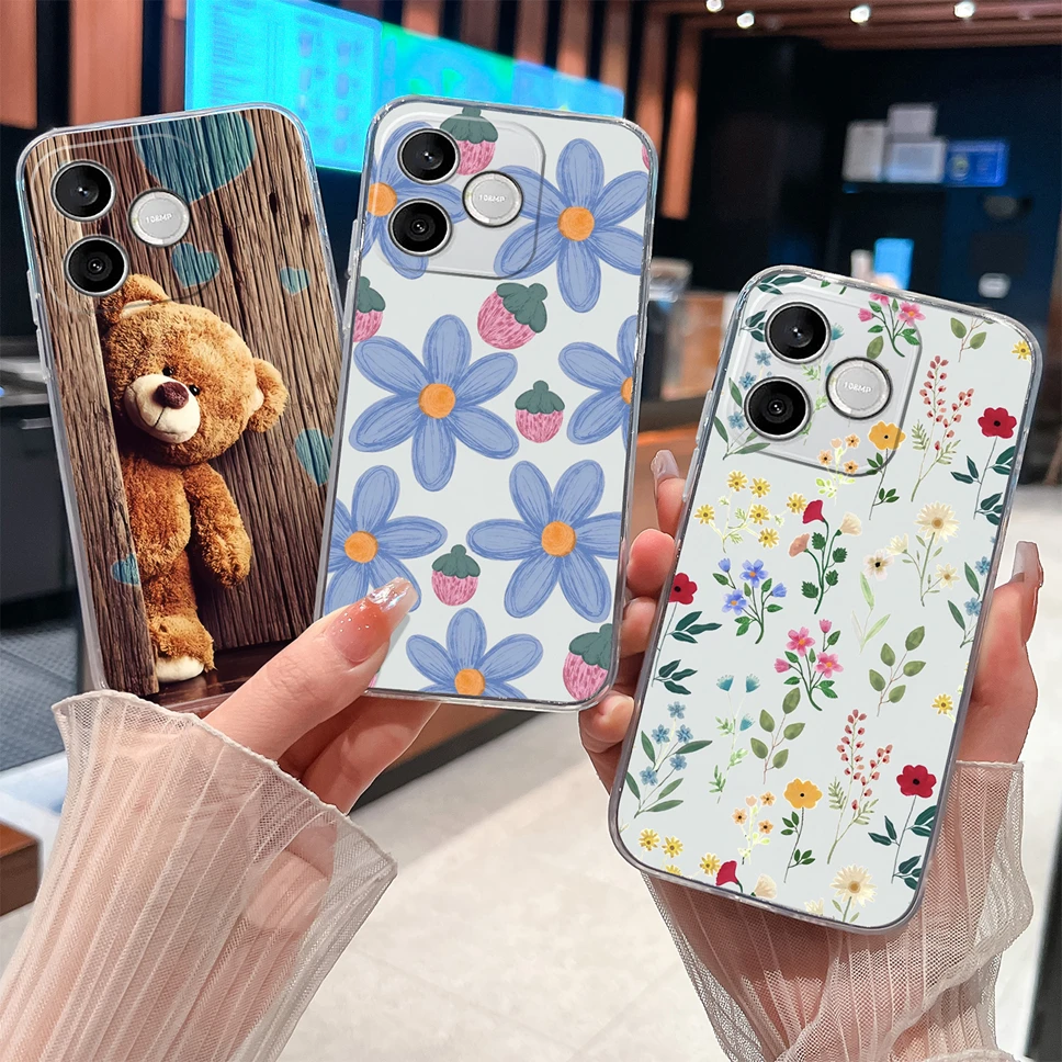 Refreshing Lemon Transparent Shockproof Soft TPU Silicone Phone Case