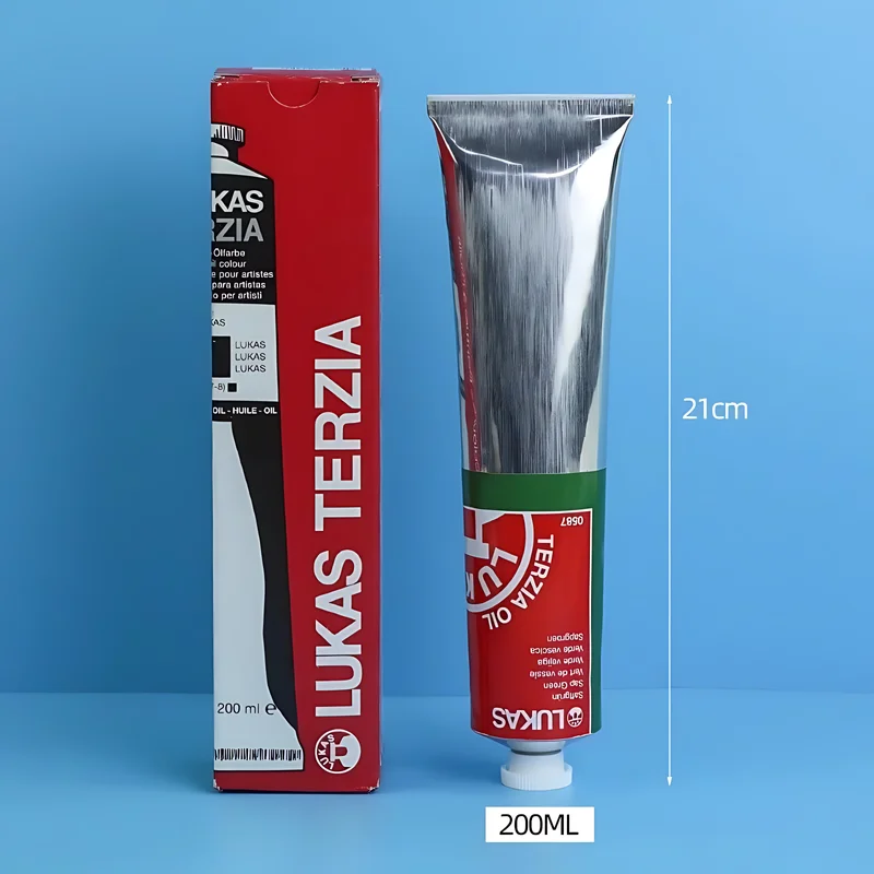 Lucas Oil Paint Aluminum Tube 200ML Art College Level Sketching Creation Painting Oil Paint Art Supplies