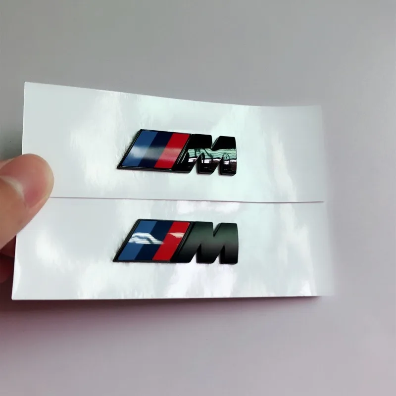 BMW Side LOGO M LOGO Fender Emblem Badge 1 3 5 7 Series X1 X3 X5 X6m M Sports Sticker Car Accessories Sticker Styling 4pcs forseat car emblem sticker 3d new logo wheel center hub cap auto rim refit badge covers sticker styling car accessories