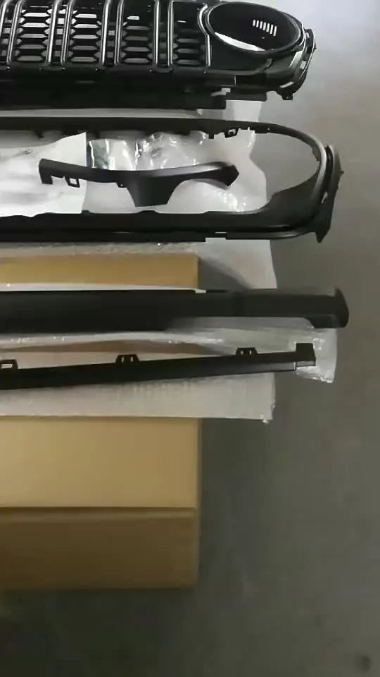 フロントグリル,ジープラングラーjl 2018-2024,上位グリッド,フロント