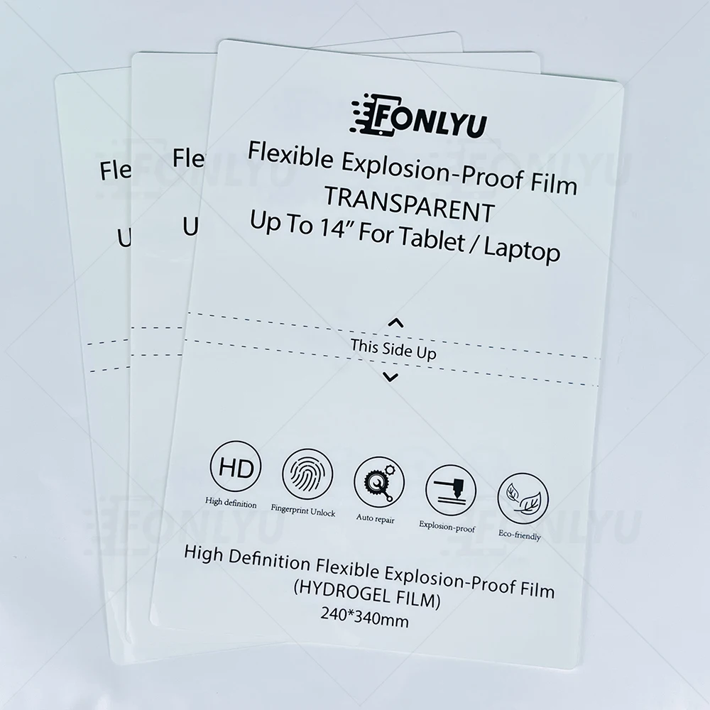 Fonlyu-tpu hd Matte Filme Flexível Hidrogel para Tablet Laptop Screen Protector Máquina de Corte Plotter para Ipad Pro 12.9 14 Polegadas - Imagem 4