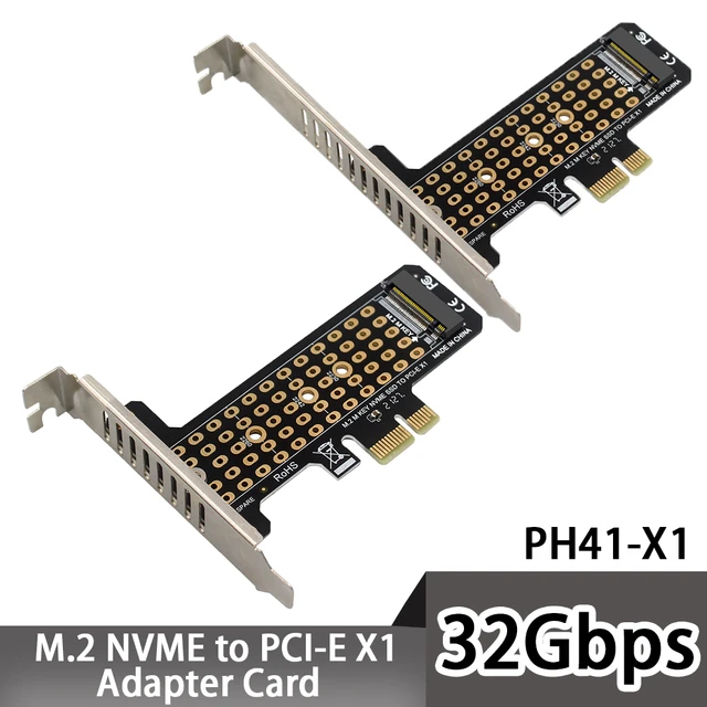 PCEM2-ND PCIe 2x NVMe M.2 controller