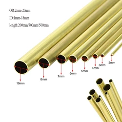 Versatile Brass Tube for DIY Projects - Various Diameters & Lengths Available