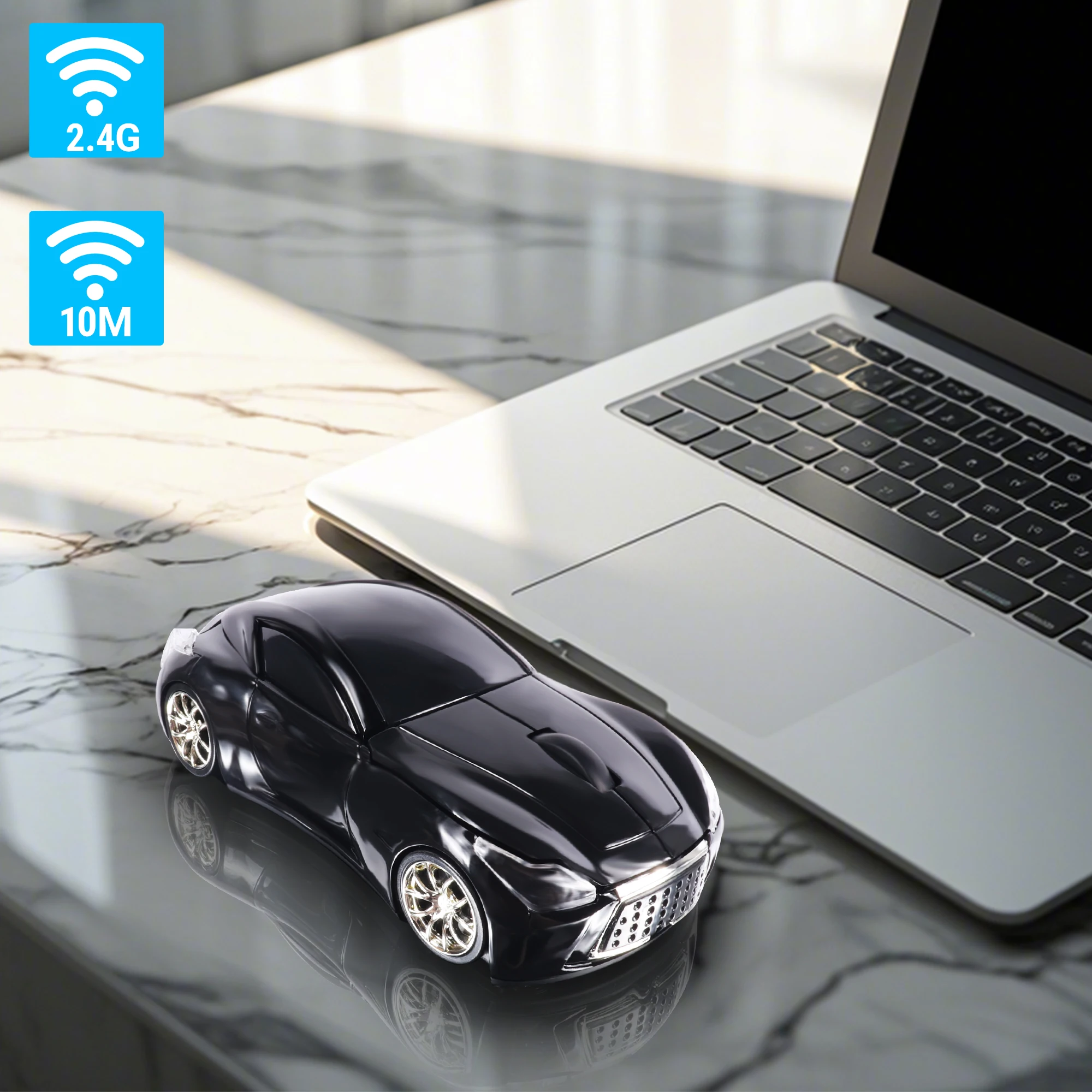 New Office Mouse Cool Sports Car Wireless Gaming Mouse Mini 3D USB Optical Mause 1600DPI Ergonomic Gamer Mice For Laptop PC Mice