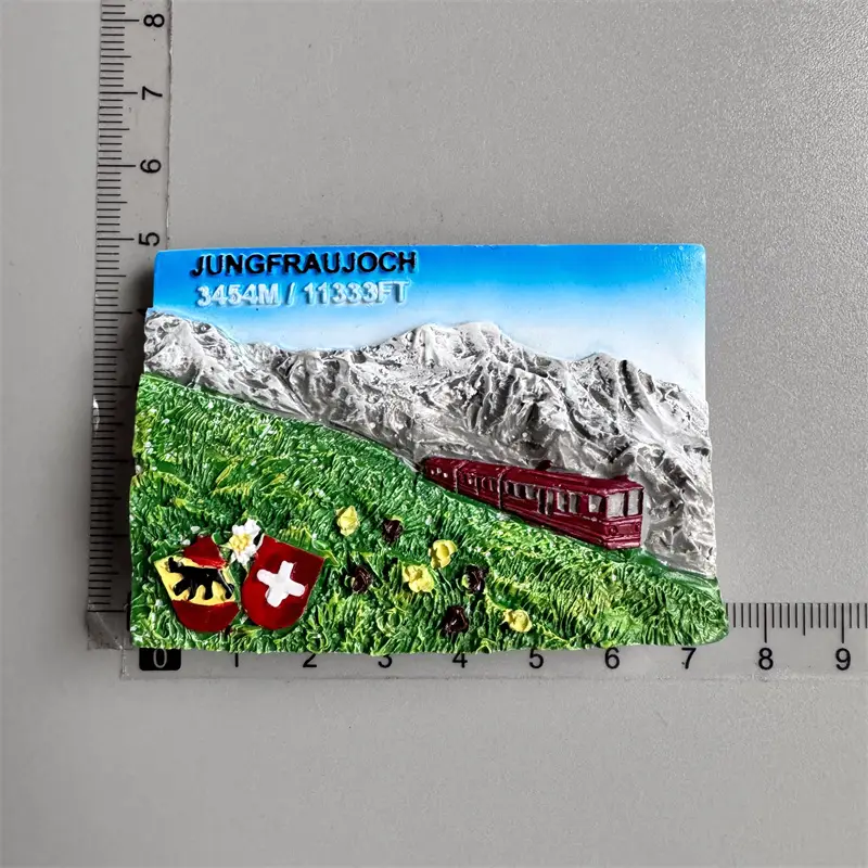 Switzerland Fridge Magnets Bern Zurich Zermart Luzern Swiss Dairy Cow Jungfraujoch Skiing Cuckoo Clock Home Decor Collection - Image 8