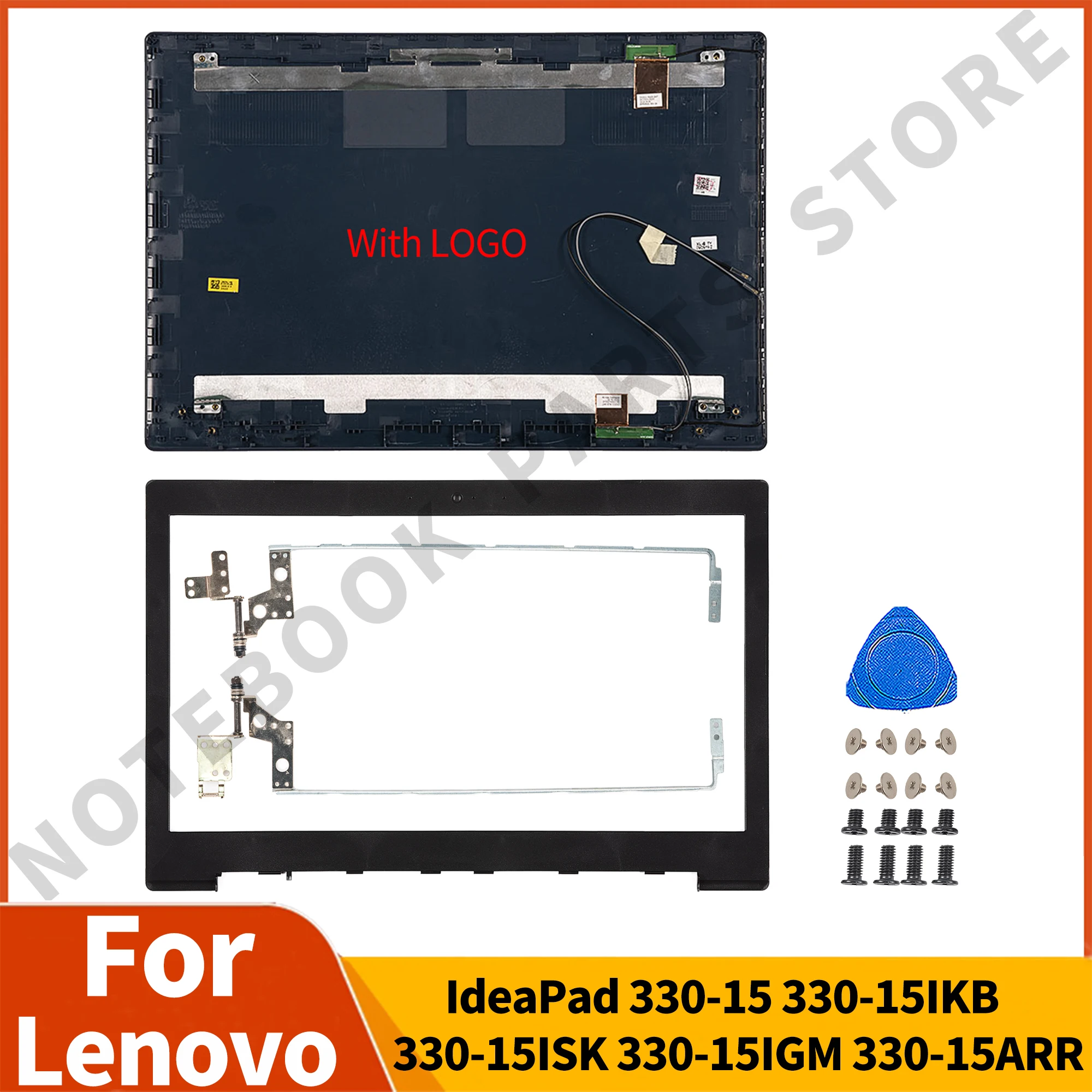 

Новые детали для ноутбука Lenovo IdeaPad 330-15 330-15IKB 330-15ISK 330-15IGM 330-15ARR, задняя крышка ЖК-дисплея, петли