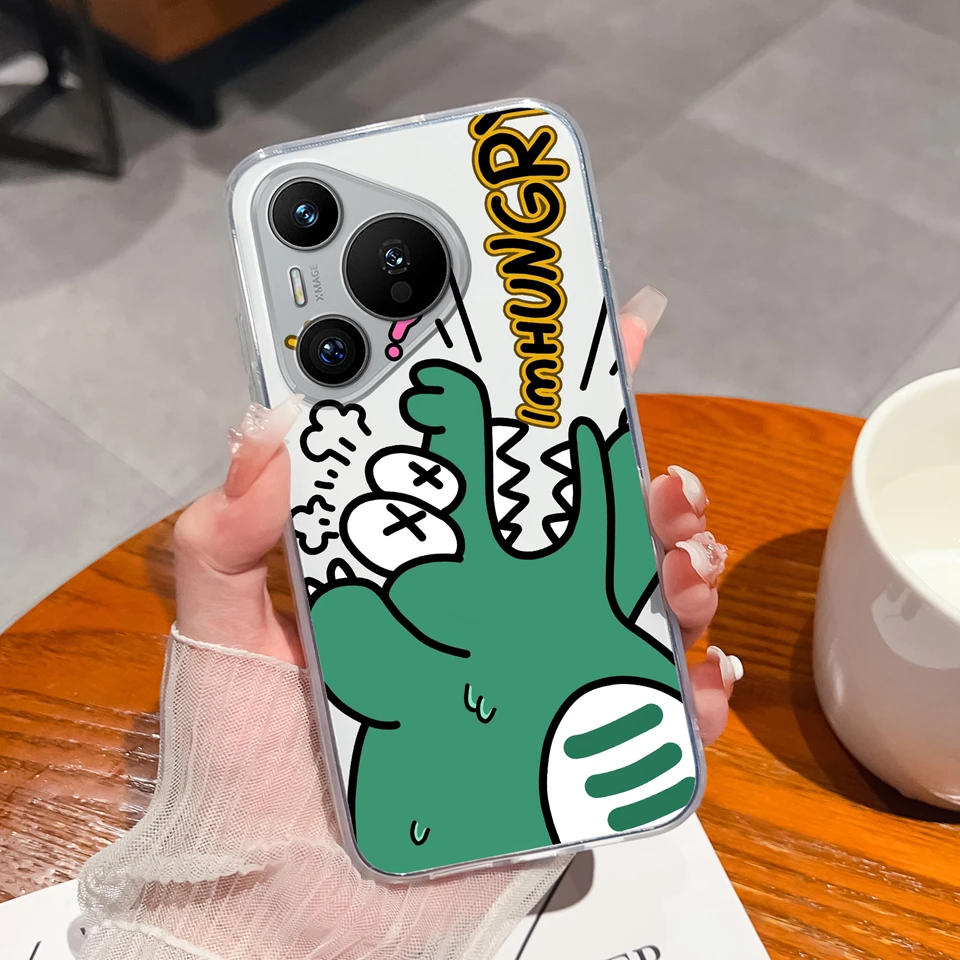 Astronaut Girl Clear Shockproof Durable Silicone Phone Case