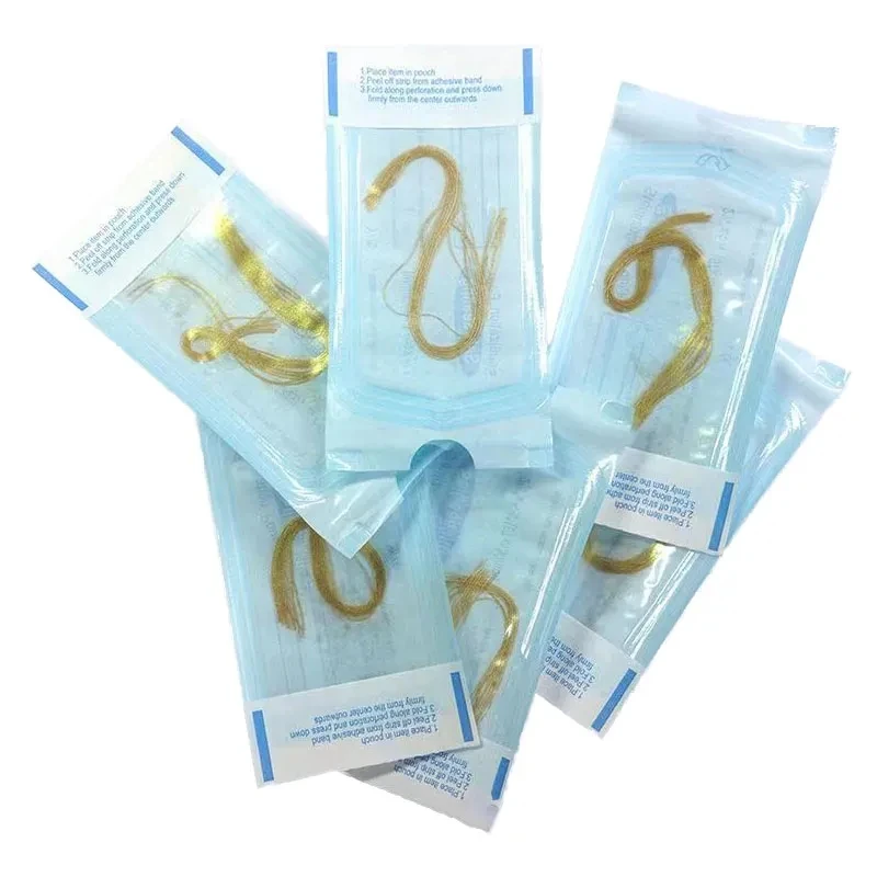 20-50Pcs Absorbent Collagen Threads No Needle Gold Protein Line Anti Aging Women Collagen Face Filler Protein Thread Skin Care