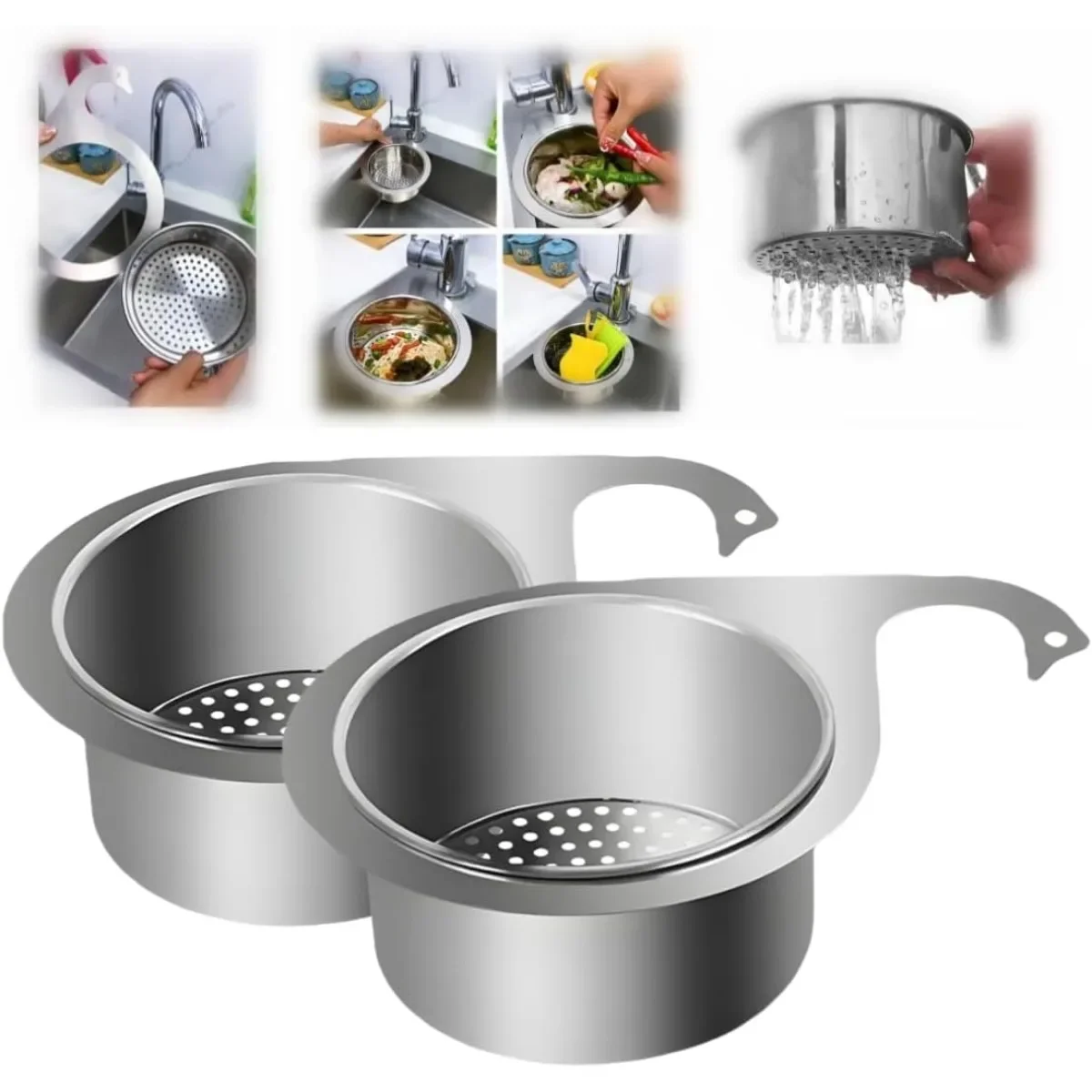 Stainless Steel Swan Sink Strainer Basket Faucet Hanging Corner Sink Filter Basket Kitchen Drain PH327 kitchen sink filter sink strainer sink filter kitchen sink strainer