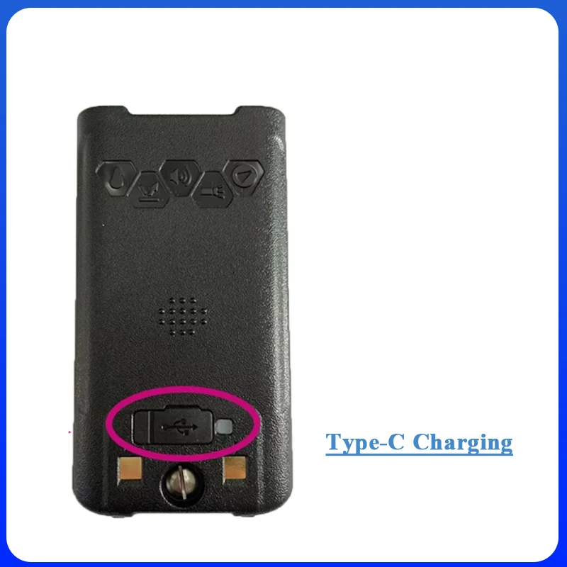 UV-68 Pro Max V2 Battery Original For UV-S22 Pro V2 UV-98 Pro Baofeng Walkie Talkie Type-C Charging Radio Rechargeable Batteries 4