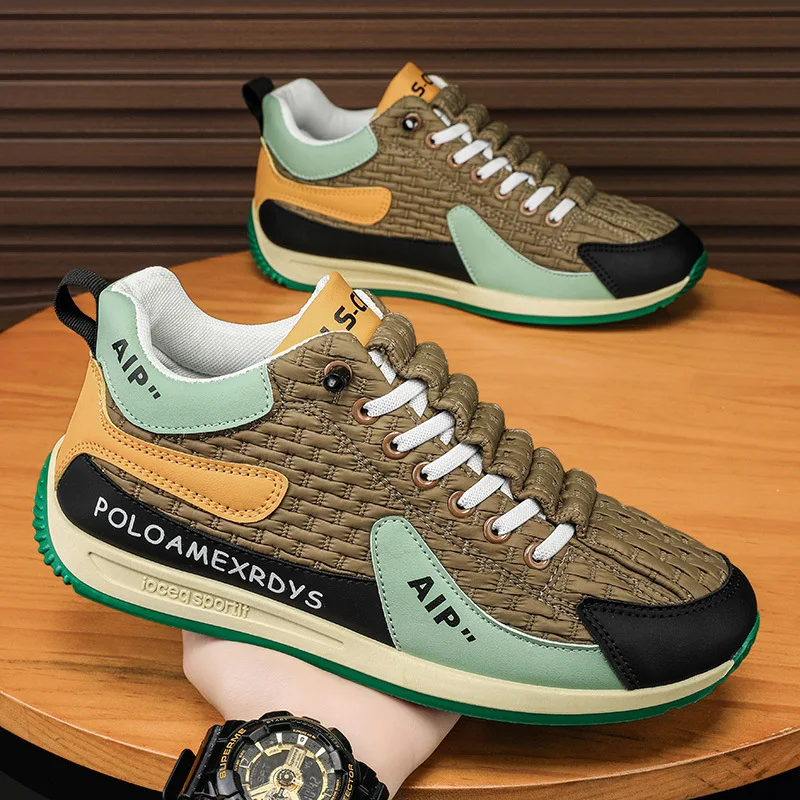Light Non-slip Luxury Brand Men's Sneakers Men Chunky Sneakers Fashion 2024 Designer Male Casual Board Man's Vulcanize Shoes 2
