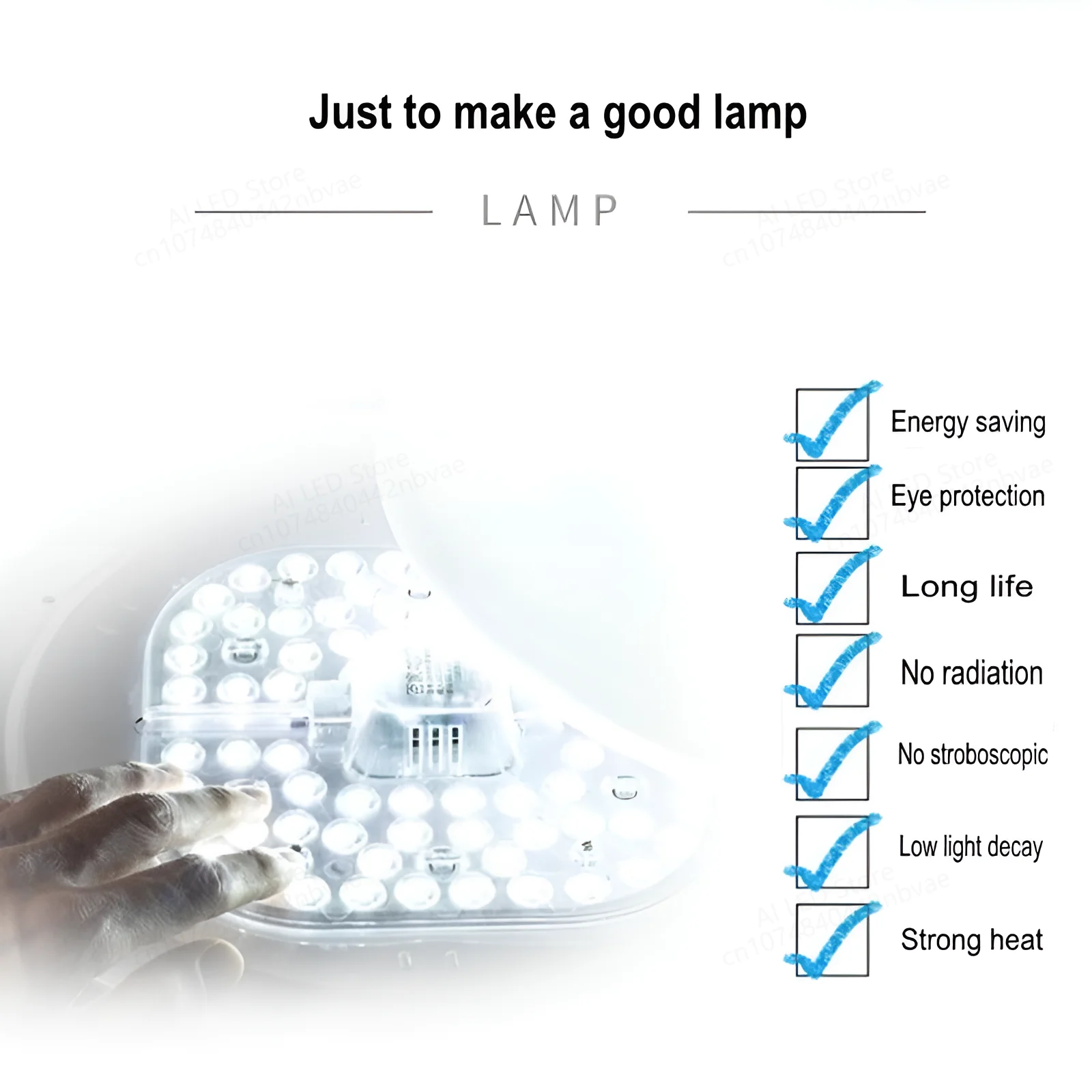Square LED Panel Circle Ring Light 12W 18W 24W 36W LED Ceiling decoration Ceiling Lamp AC220V 230v 240v downlight 3