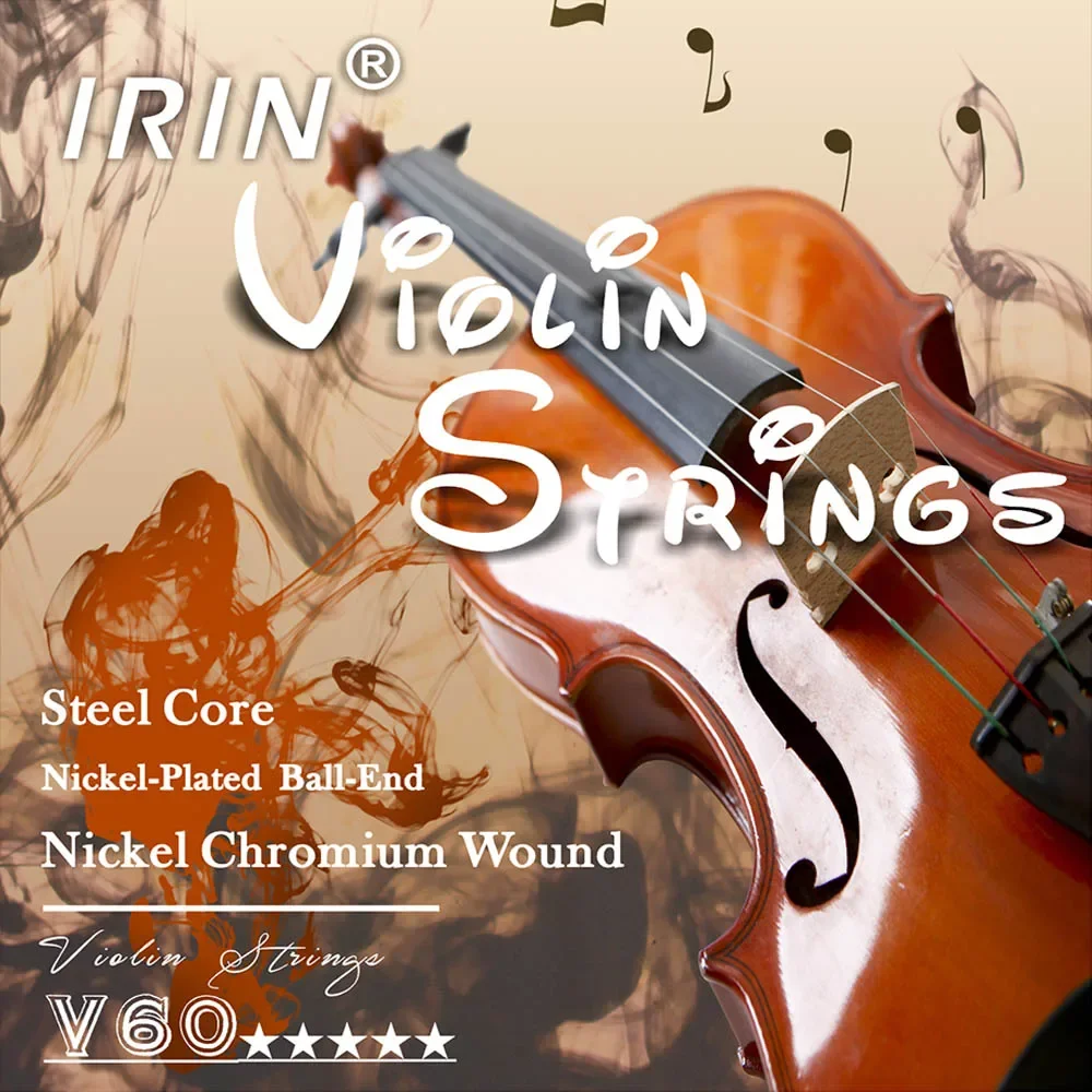 Premium Nickel Silver Violin Strings Set