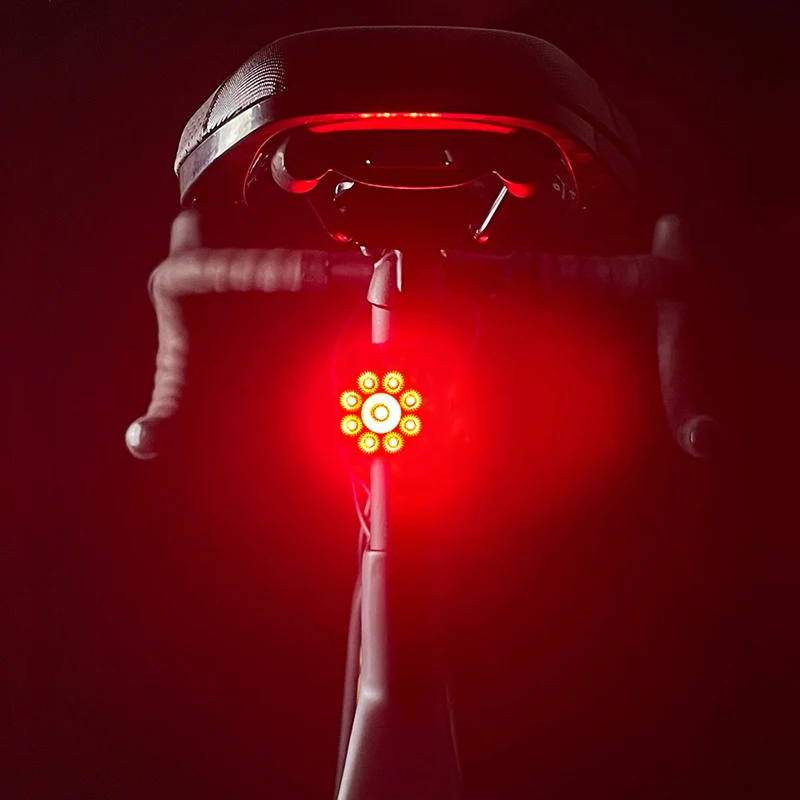 Bicycle Light Bike Lights Set High Brightness MTB Bicycle Lamp Type-C Rechargeable Front and Rear Cycling Safety LED Lighting Bicycle Lantern