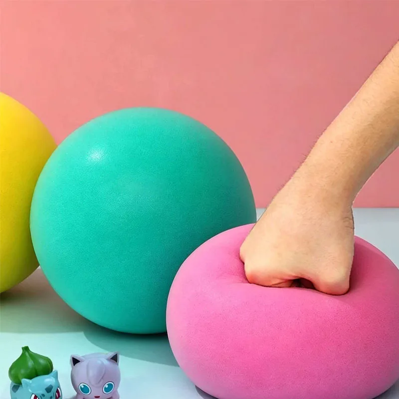 High Bounce Indoor Basketball Silent Ball 18CM Foam Sponge Quiet Dribbling Practice Sensory Sports Toys For Kids Boys Girls
