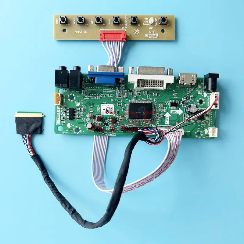 

Плата контроллера драйвера для LTN156AT32 LTN156AT35, 40-контактный LVDS HDMI-совместимый фотоэлемент DVI VGA Аудио 15,6 "Комплект «сделай сам» 1366*768