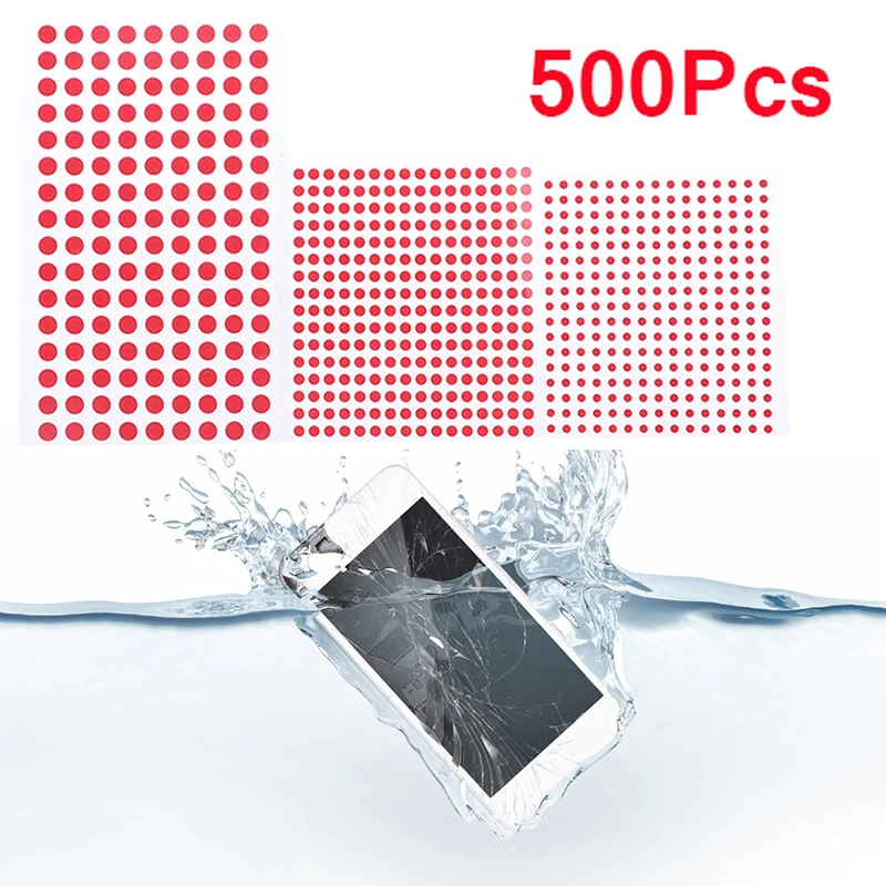 Water Damage Security Labels Mobile Phone Warranty Indicator Sensors Repair Stickers 500Pcs phone repair tools phone repair kit