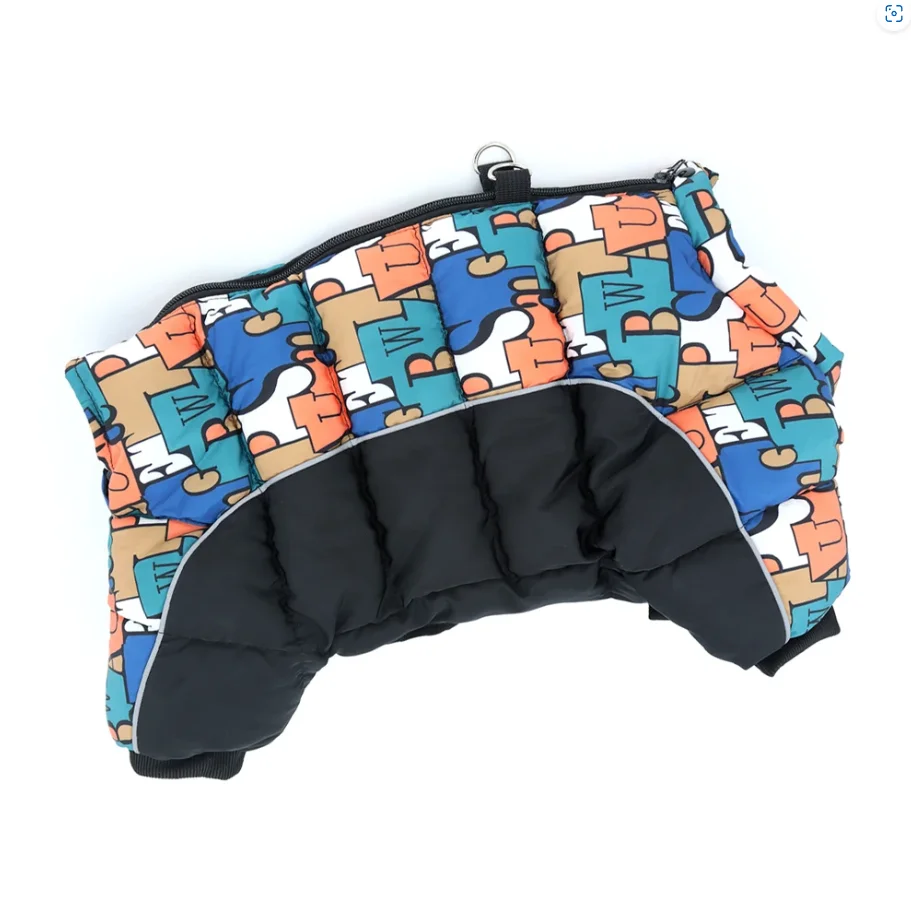 Ropa de invierno para perros pequeños, ropa cálida y reflectante para cachorros, disfraz de bulldog francés, abrigo mediano para chihuahua, chaqueta para perros