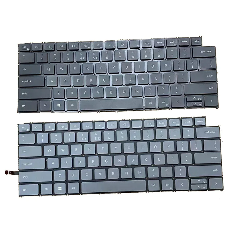 Retroilluminato Usa Per Dell Inspiron 5310 5320 5418 5420 5425 5620,7415 7620 Tastiera Per Laptop Greay Black