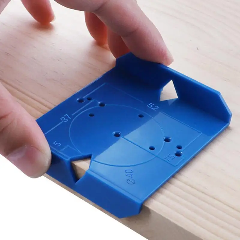 

Hinge Opening Positioner Hole Punch Locator Punch Positioning Ruler Hole Punch Locator Drill Guide Locator For Woodworking
