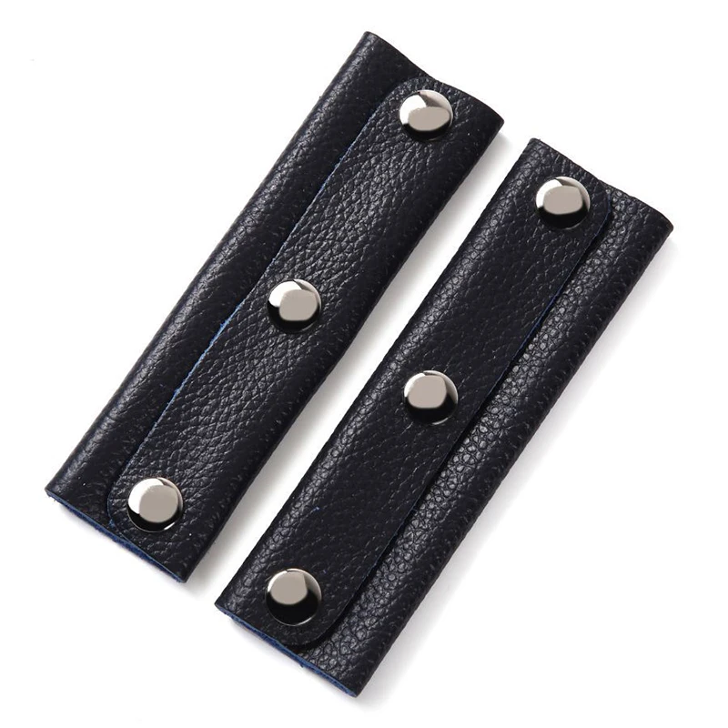 Luggage Bag Handle Wrap Suitcase Grip Protective Cover Leather Anti-stroke Stroller Shoulder Strap Pad Grip Cover Bag Accessory
