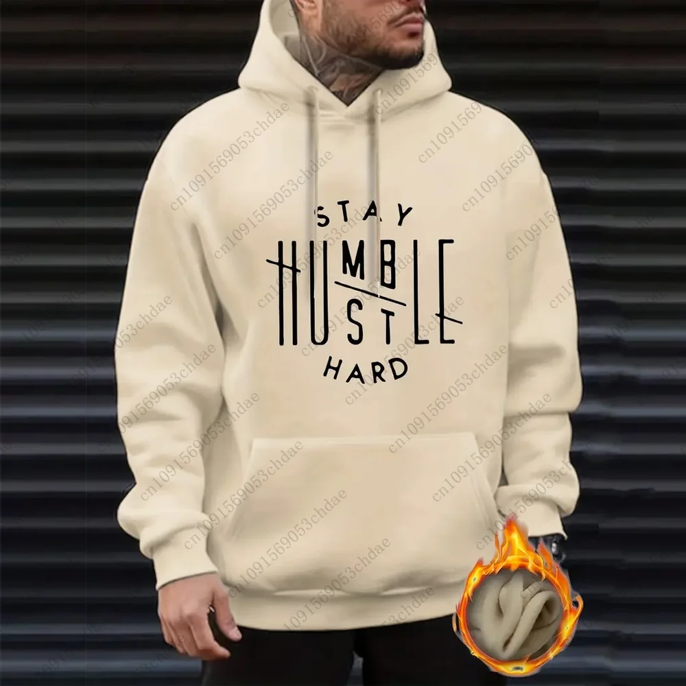 24-25 Newest Stay Humble&Hustle Print Hoodies Men's Casual Design Pullover Sweatshirt Unisex Winter Fall Streetwear Adult&Kid