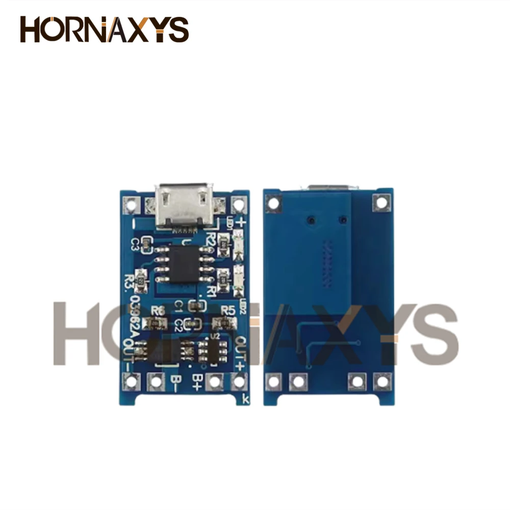 5/10/20pcs Type-c/Micro/Mini USB 5V 1A 18650 TP4056 Lithium Battery Charger Module Charging Board Protection Dual Functions